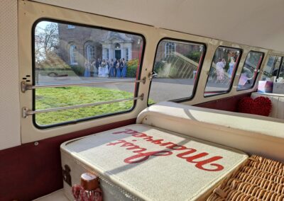 Wedding Camper van just married